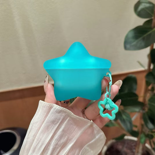Frosted Star AirPods Case with Matching Star Charm