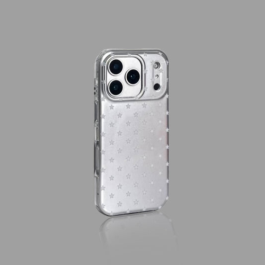 Silver Star Pattern iPhone Case , Magnetic Card Holder & Heart Stand Options