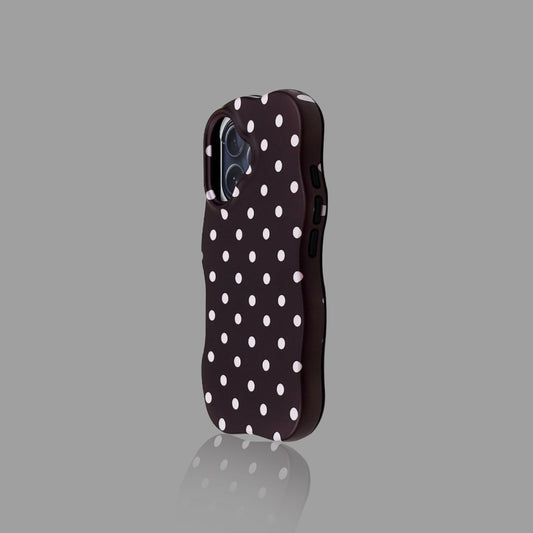 Cute Polka Dot Heart iPhone Case