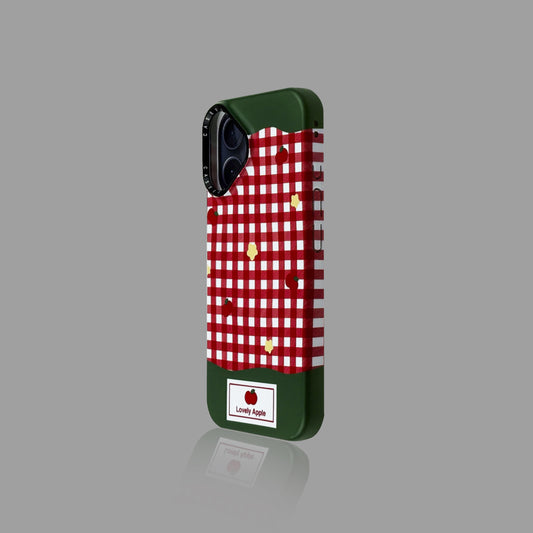 Gingham MagSafe iPhone Case with Detachable Stand