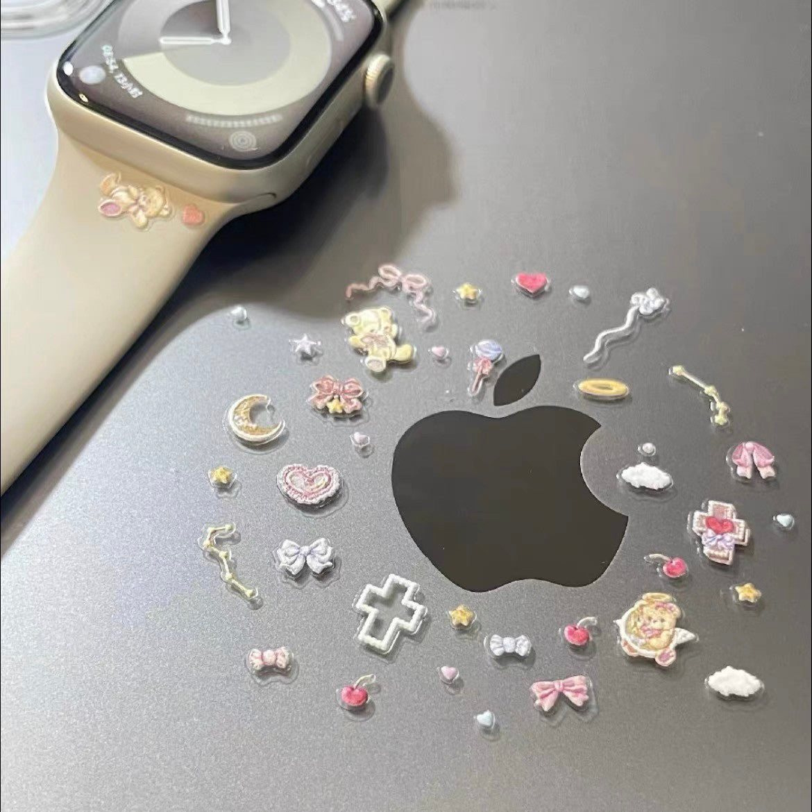 かわいい猫と犬のステッカー、iPad、スマホケース、ノートパソコン、手帳用インス風デカール