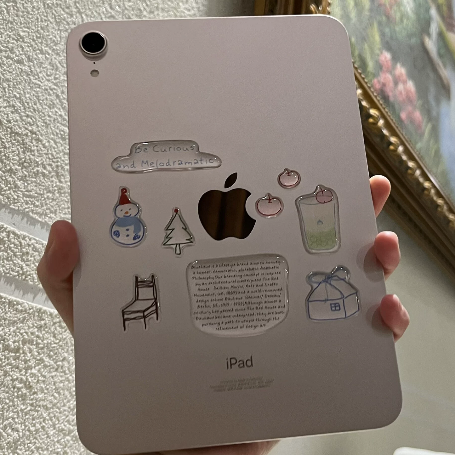 可愛い3Dゼリーエポキシシール、iPad、スマホ、ノートパソコン、手帳用インス風盛り上がりデカール