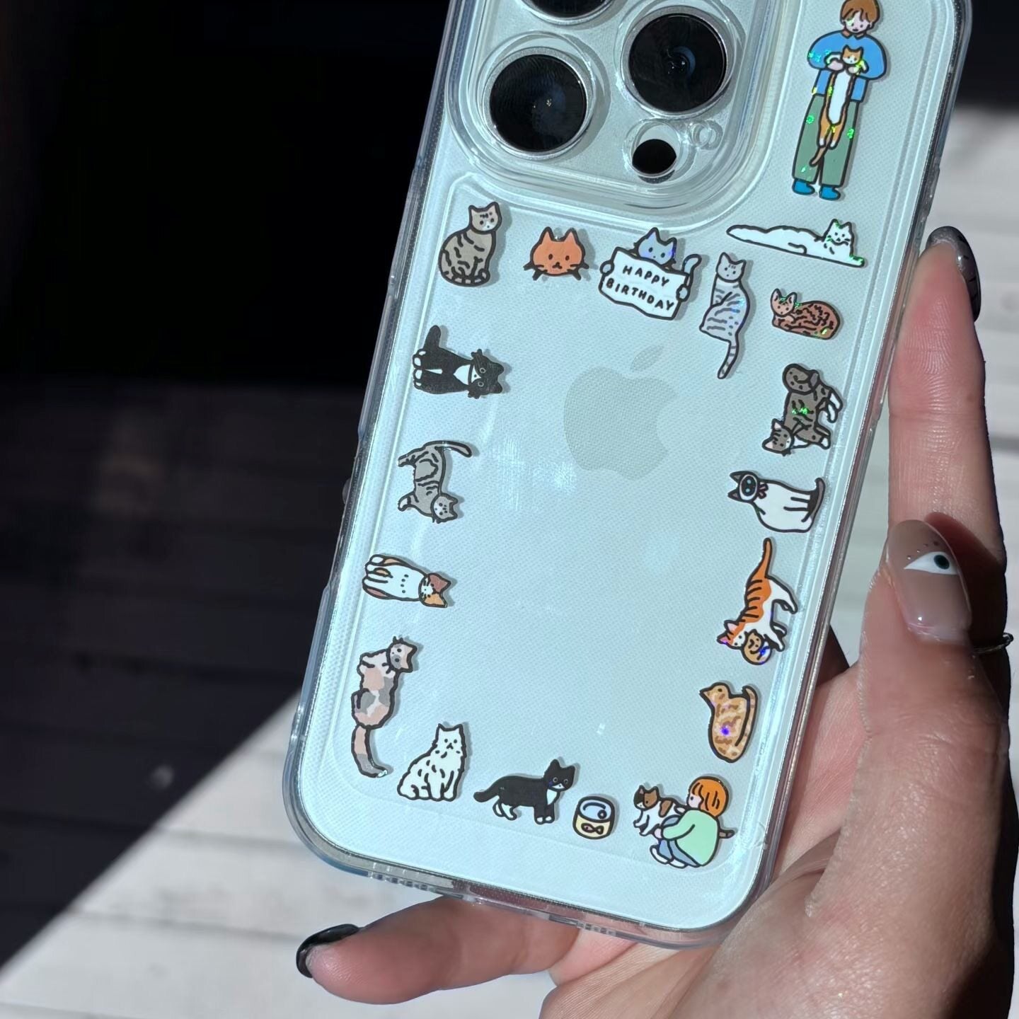 귀여운 고양이 만화 스티커