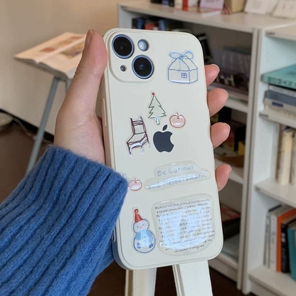 可愛い3Dゼリーエポキシシール、iPad、スマホ、ノートパソコン、手帳用インス風盛り上がりデカール