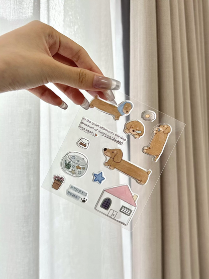 可愛い3Dゼリーエポキシシール、iPad、スマホ、ノートパソコン、手帳用インス風盛り上がりデカール