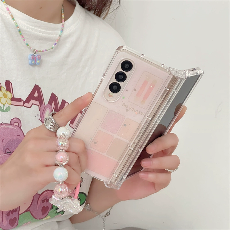 Galaxy Z Fold 保護ケース - アイシャドウパレット風デザイン