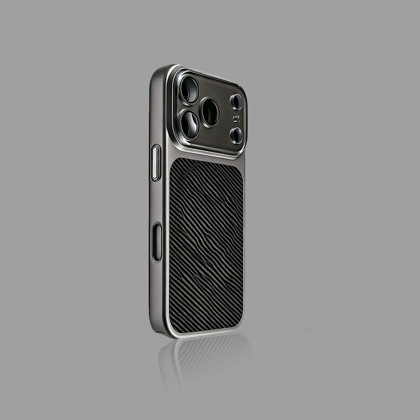 Carbon Fiber Textured iPhone Case, Premium Matte Finish Protective Cover