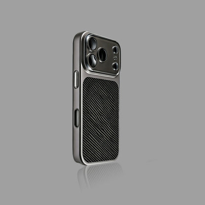 Carbon Fiber Textured iPhone Case, Premium Matte Finish Protective Cover