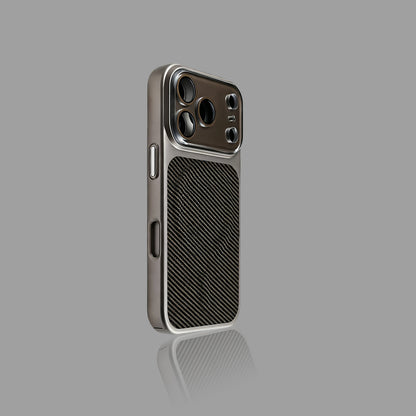 Carbon Fiber Textured iPhone Case, Premium Matte Finish Protective Cover