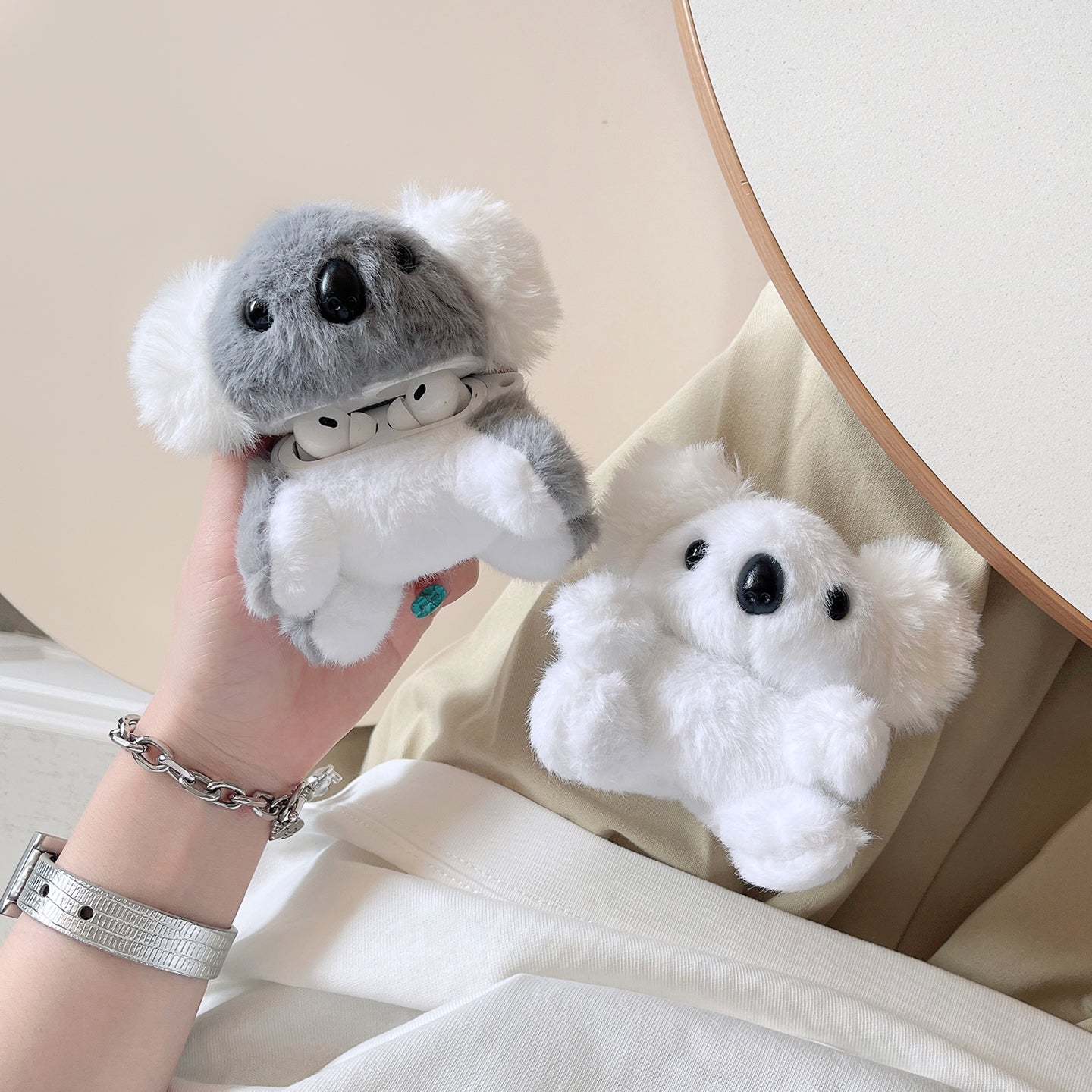 Cute Plush Koala AirPods Case