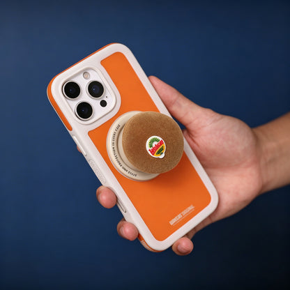 かわいい3Dキウイ マグネット式スマホグリップ、ミニマリストなトレンドマグネットスタンド