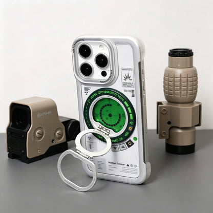 Radar Design MagSafe Phone Ring Holder, Multi-Angle Rotating Metal Stand