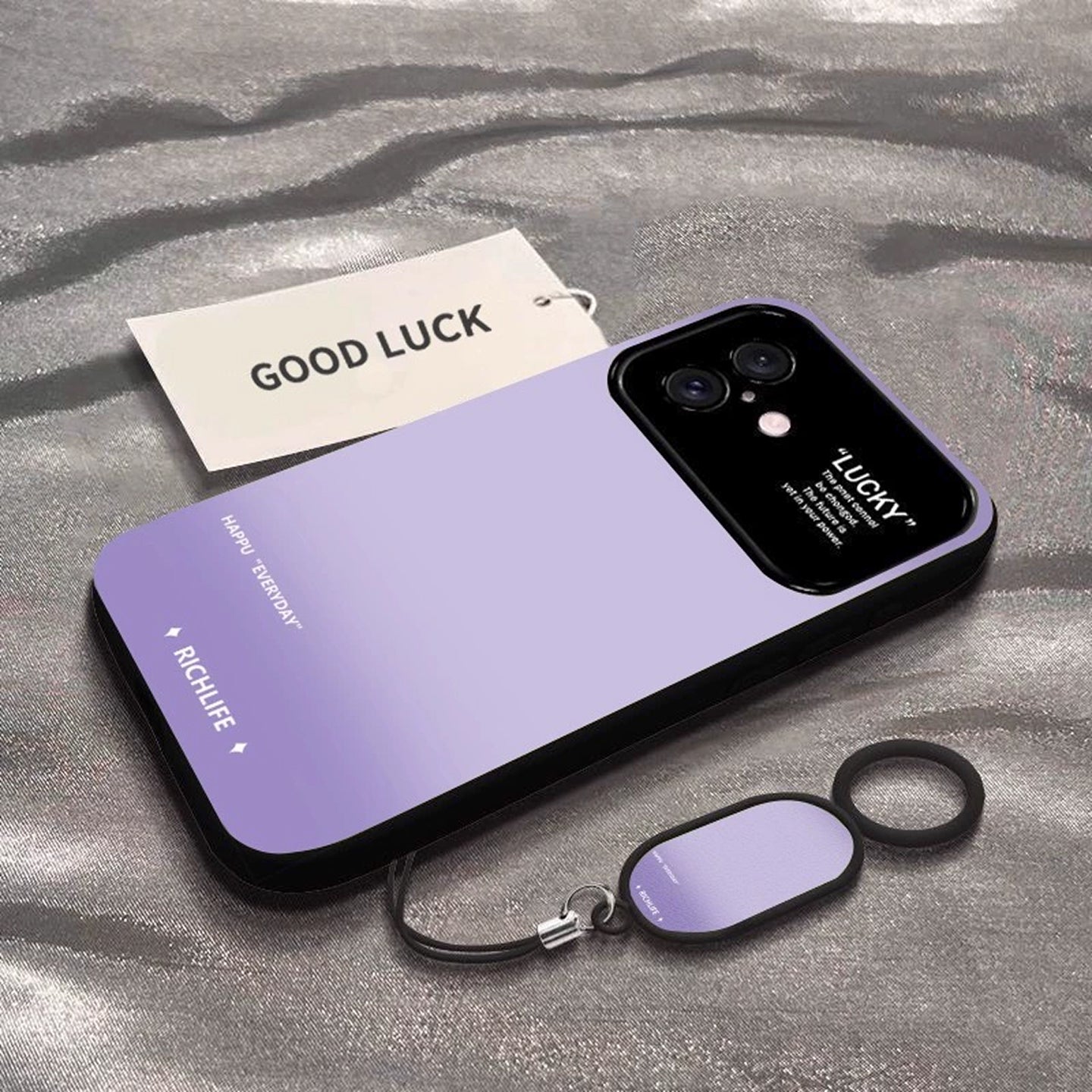 iPhone 12-17용 미니멀리스트 그라데이션 케이스 - 우아한 페이드 디자인