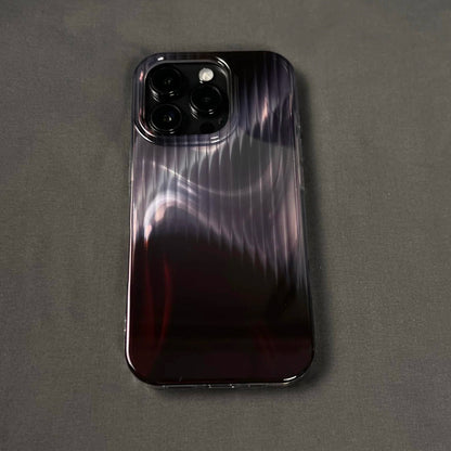 Gradient Stripe Glossy iPhone Case