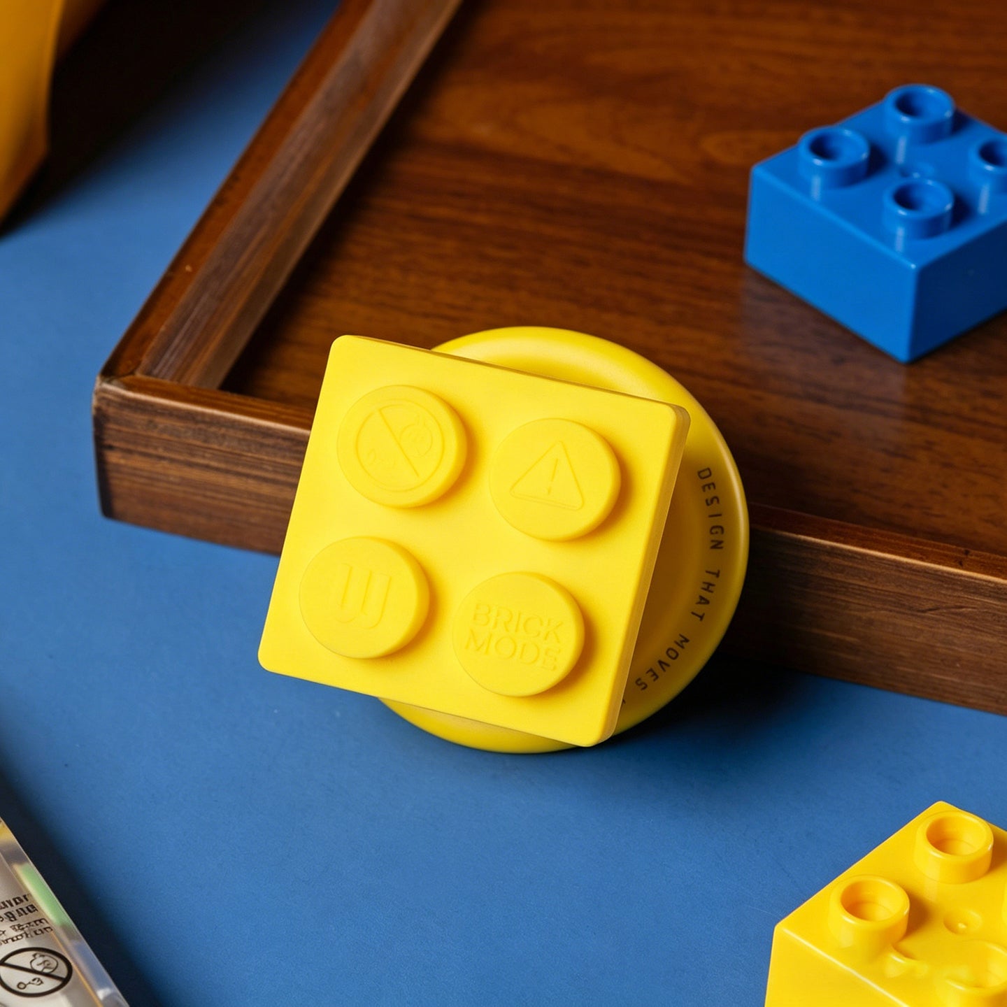 ビルディングブロック マグネット式スマホホルダー、オリジナル トレンディ 3Dステレオ マグネット式スマホスタンド