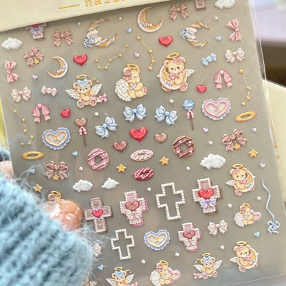 かわいい猫と犬のステッカー、iPad、スマホケース、ノートパソコン、手帳用インス風デカール