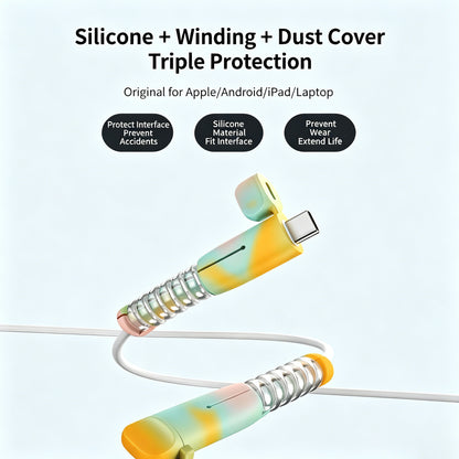 Cable Protector Anti-Break Charging Cord Saver Compatible with iPhone Charger Cable Anti-Split Wire Connector Guard