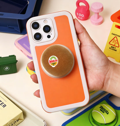 かわいい3Dキウイ マグネット式スマホグリップ、ミニマリストなトレンドマグネットスタンド