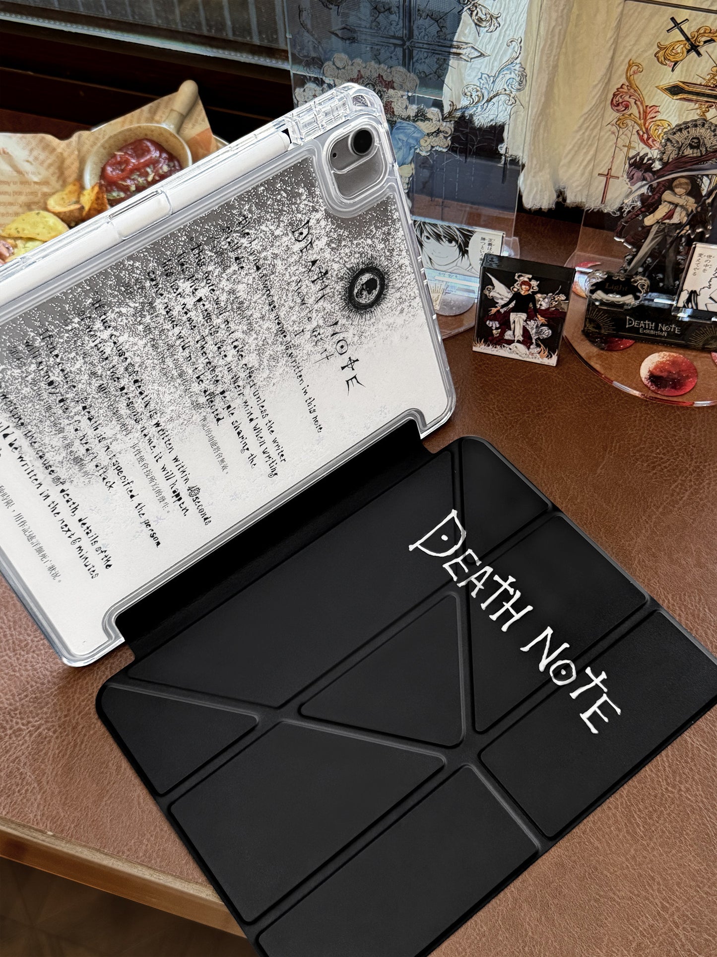 Death Note Quicksand Acrylic iPad Case With Pencil Slot