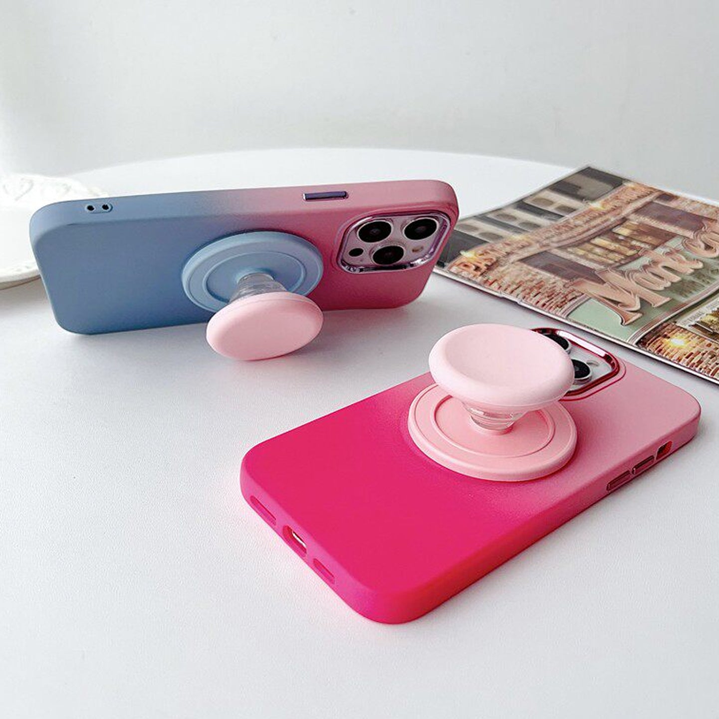 Magsafe Collapsible Airbag Stand, Cute Candy Color for iPhone