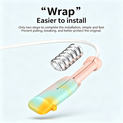 Cable Protector Anti-Break Charging Cord Saver Compatible with iPhone Charger Cable Anti-Split Wire Connector Guard