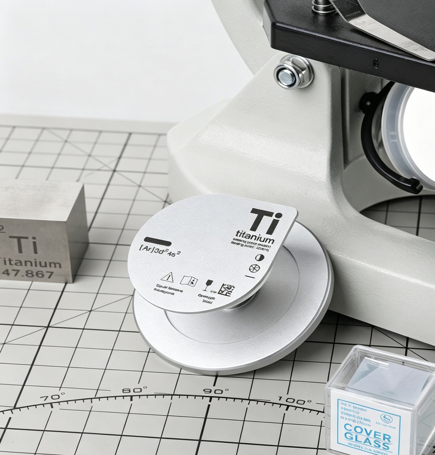 Titanium Periodic Table MagSafe Phone Holder