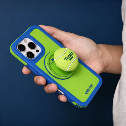 3Dテニスボール MagSafeスマホホルダー、スポーツテーマスタンド