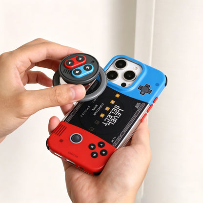 レトロゲーム機型マグネット式スマホホルダー、ミニマリストでトレンディなオリジナルスマホスタンド