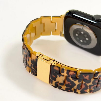 通気性レジンiWatchバンド、カラフル透明Apple Watch用ストラップ