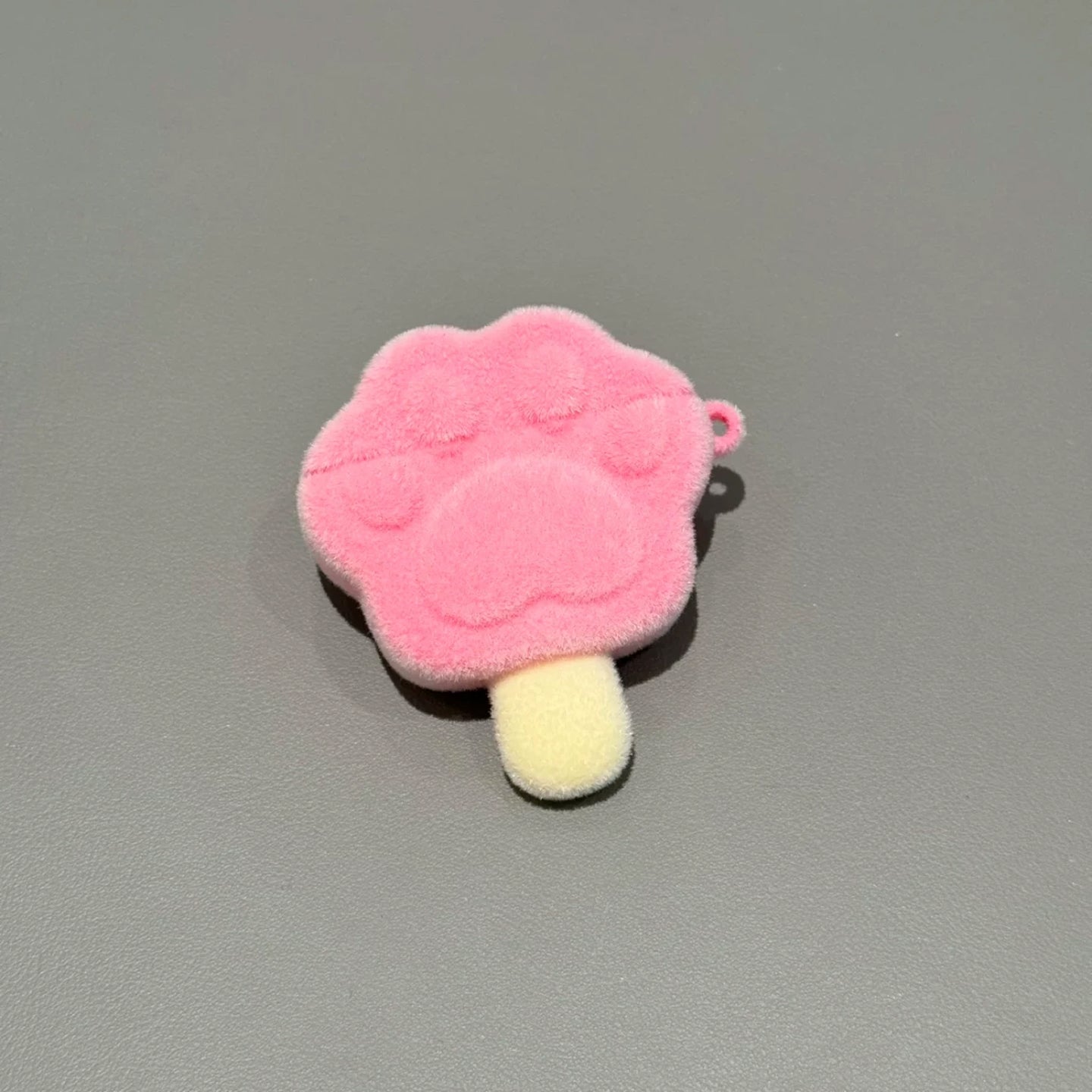 Flocked Cat Paw Popsicle AirPods Case