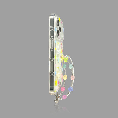 Kawaii Transparent Star Case with Removable Charm Strap