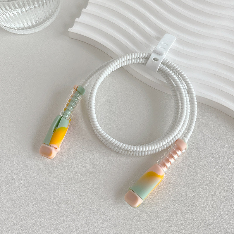 Cable Protector Anti-Break Charging Cord Saver Compatible with iPhone Charger Cable Anti-Split Wire Connector Guard