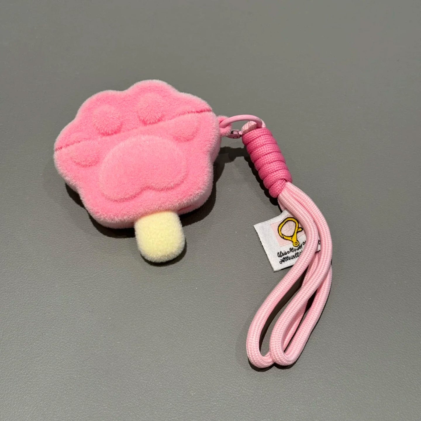 Flocked Cat Paw Popsicle AirPods Case