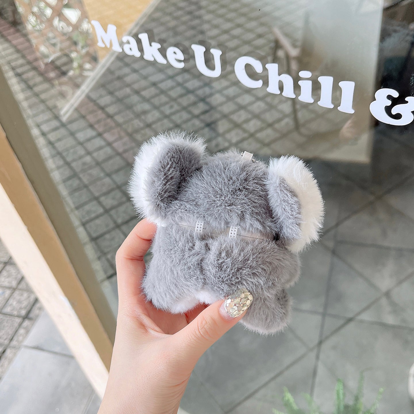 Cute Plush Koala AirPods Case