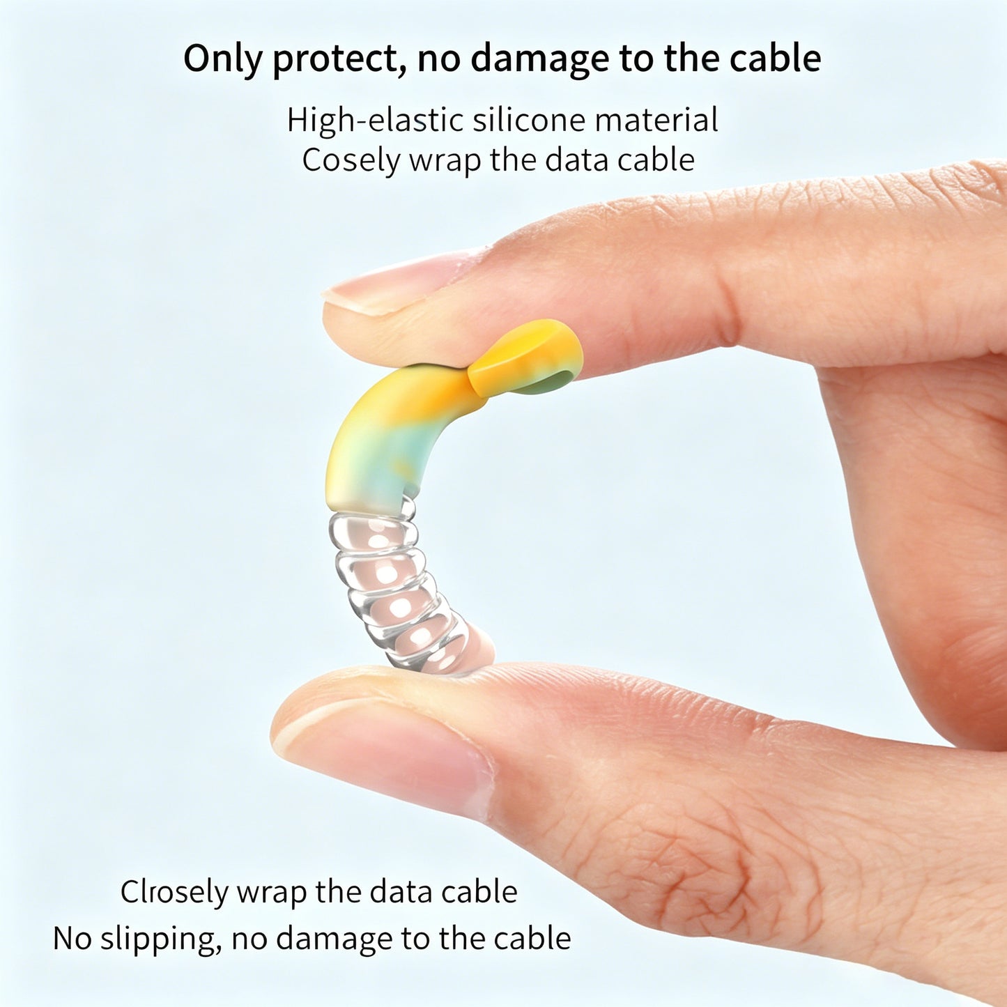 Cable Protector Anti-Break Charging Cord Saver Compatible with iPhone Charger Cable Anti-Split Wire Connector Guard