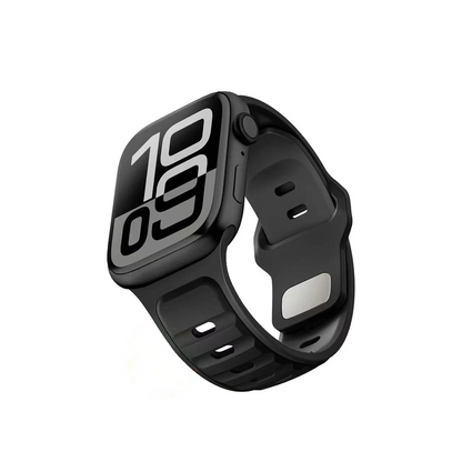 Apple Watch용 소프트 듀얼 컬러 실리콘 워치 밴드
