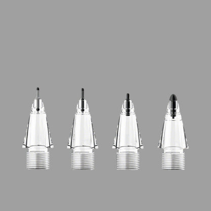 Microcrystalline Elastic Stylus Tip Replacement for Apple Pencil, Anti-slip Damping Nib Compatible with Paper Film & Tempered Film