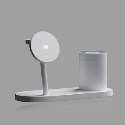 3 in 1 Magnetic Wireless Charging Station with Touch Night Light, MagSafe Charger Stand for iPhone, iWatch & AirPods