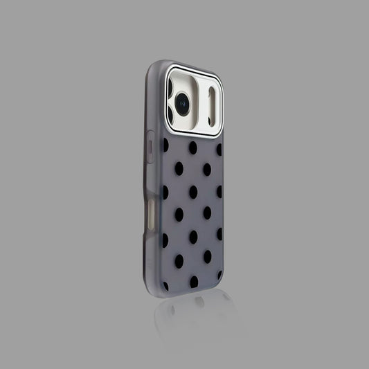 Macaron Polka Dot Frosted iPhone Case