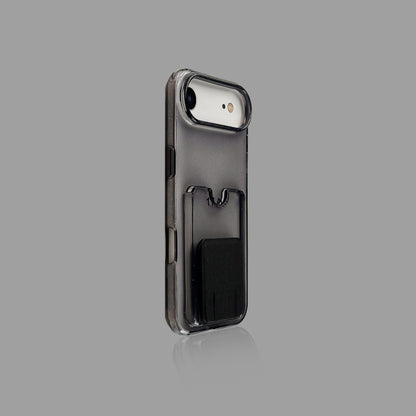 Glitter Clear iPhone Case with Card Slot & Stand