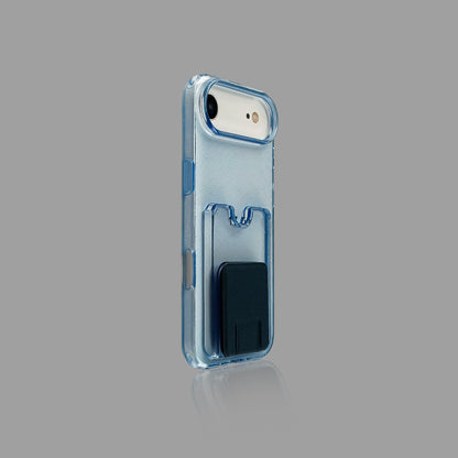 Glitter Clear iPhone Case with Card Slot & Stand