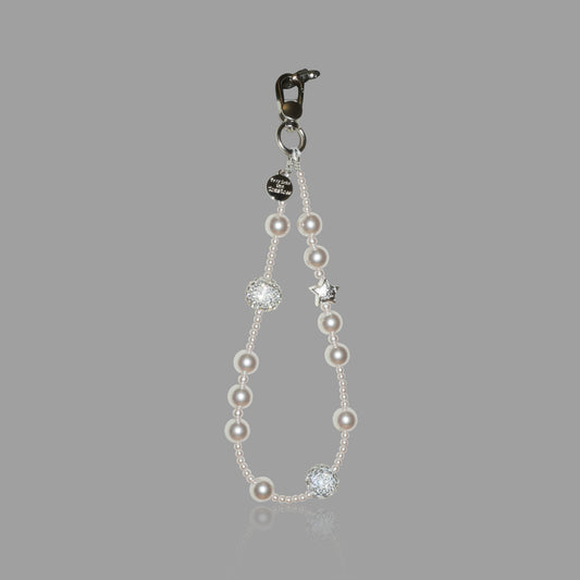 Pearl Series Phone Charm Crossbody Strap, Short & Long Sizes,Bag Charm / Keychain