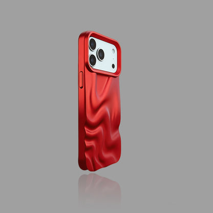 3D 물결 무늬 물결 잔물결 iPhone 케이스