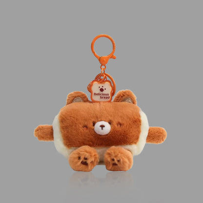 귀여운 봉제 빵곰 열쇠고리 &amp; 가방 참