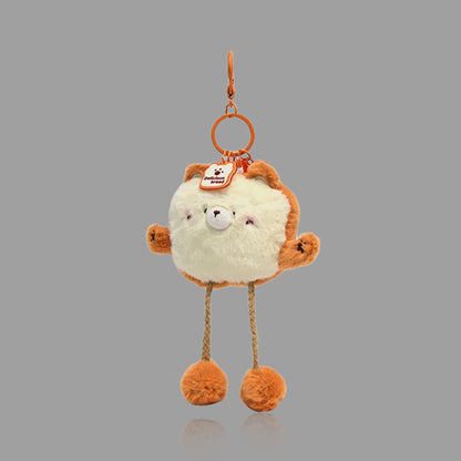 귀여운 봉제 빵곰 열쇠고리 &amp; 가방 참