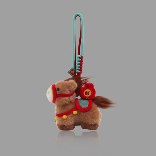 Year of the Horse Mascot Plush Pendant (Lucky & Wealth)