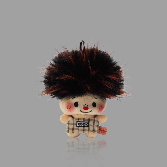 Cute Ugly Plush Afro Keychain & Bag Charm