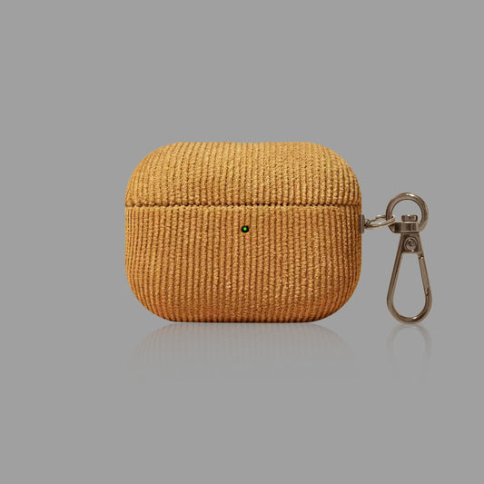 Corduroy AirPods Case with Metal Hook