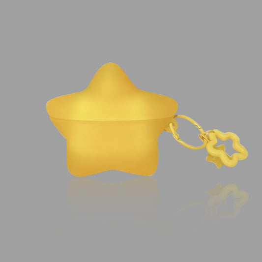 Frosted Star AirPods Case with Matching Star Charm