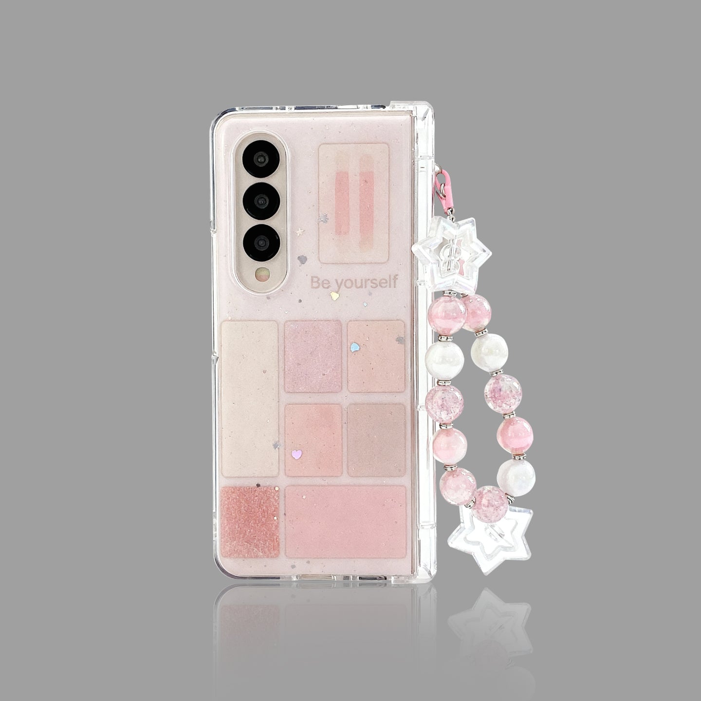 Galaxy Z Fold 保護ケース - アイシャドウパレット風デザイン